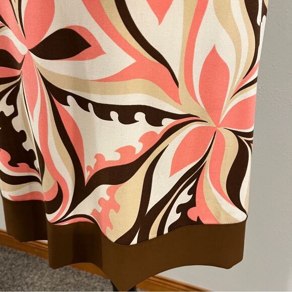 Elegant Floral Sleeveless mini Dress size small - Picture 5 of 13